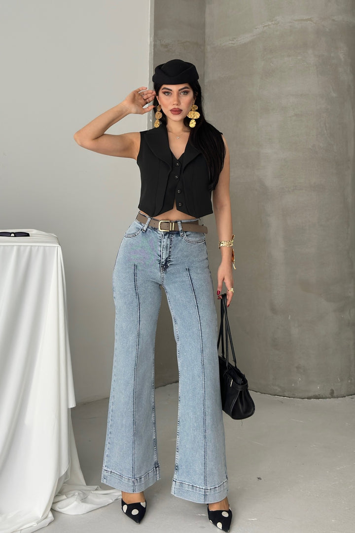 XLJ Jeans with Topstitch Detail - Fribourg