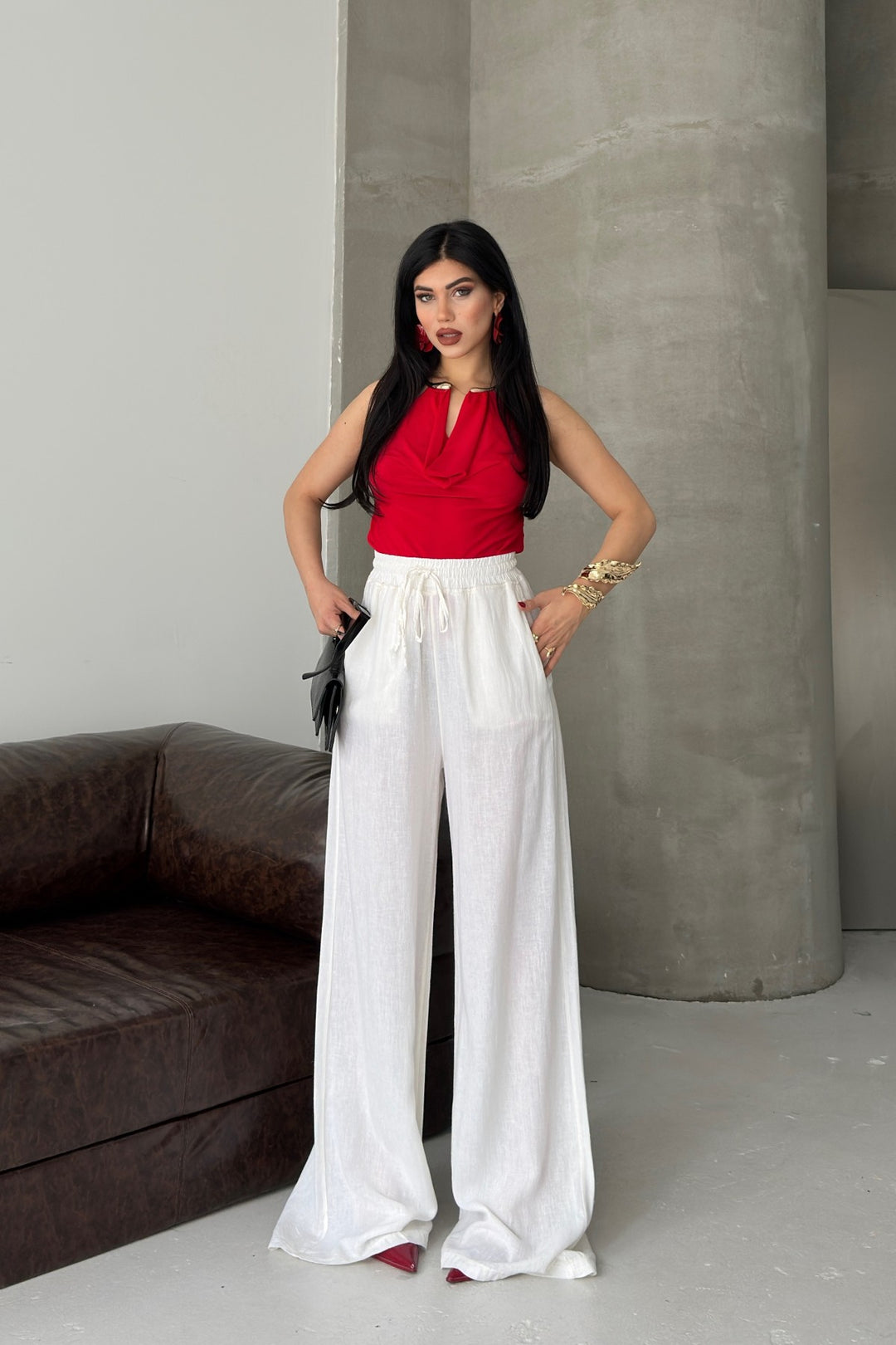 XLJ Elasticated Relaxed Trousers - West Babylon