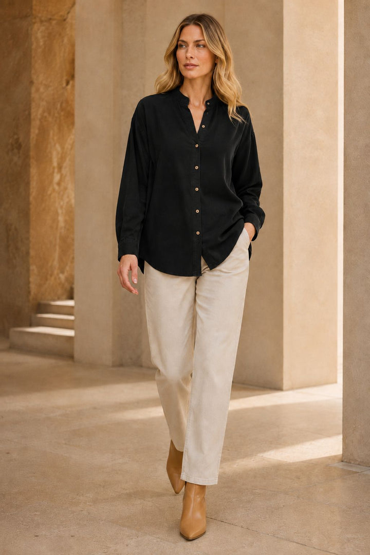 XLJ Long-Sleeved V-Neck Shirt HS641 - Spring Hill
