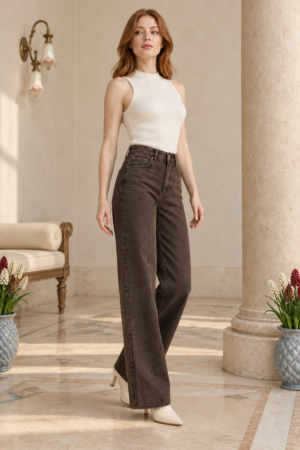 XLJ Palazzo Jeans 7158 - Oakton