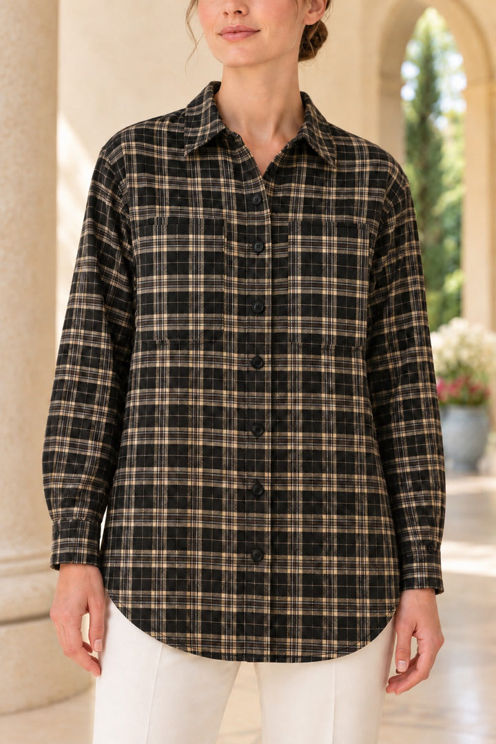 XLJ Plaid Oversize Shirt 6465 - Berchem