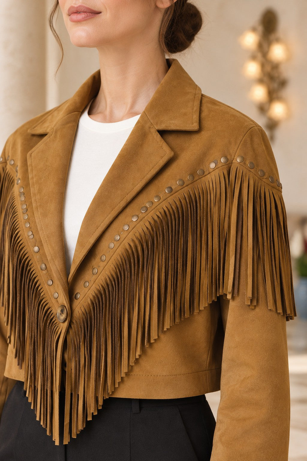 XLJ Short Jacket with Tassel Lining 6381 - Vancouver