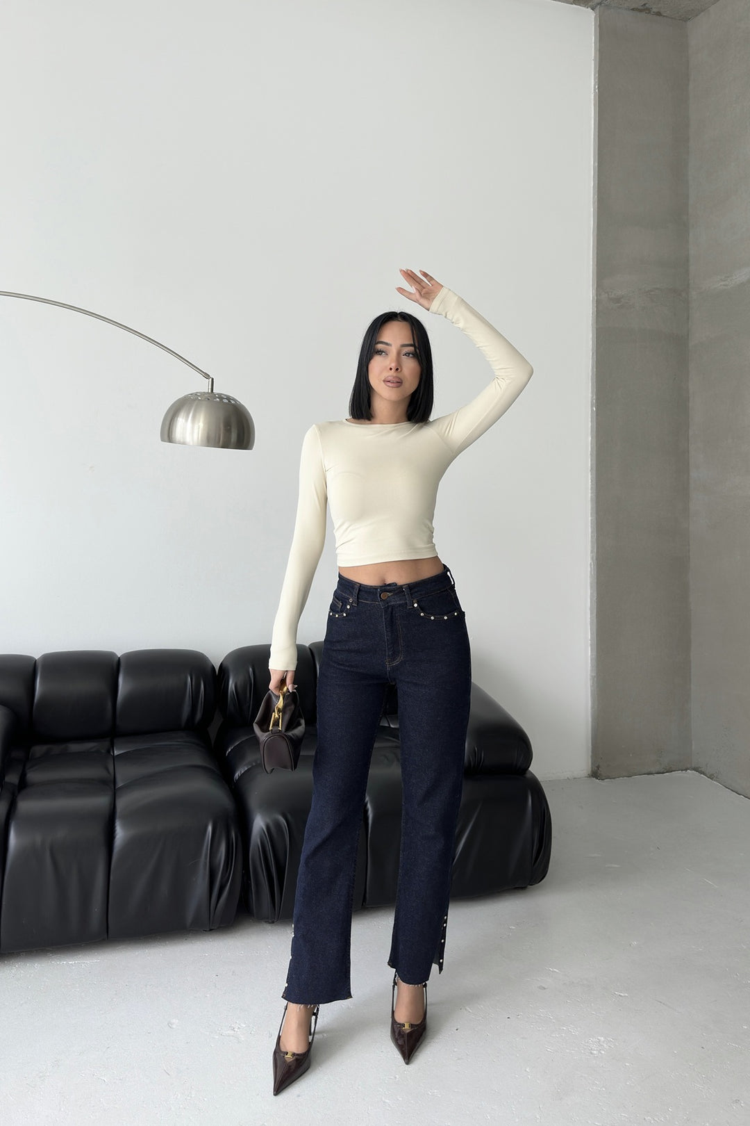 XLJ Mom Jean with Side Slits 1774 - Dessau-Rosslau