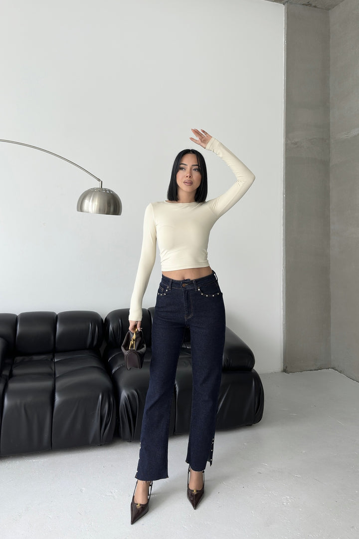XLJ Mom Jean with Side Slits 1774 - Dessau-Rosslau