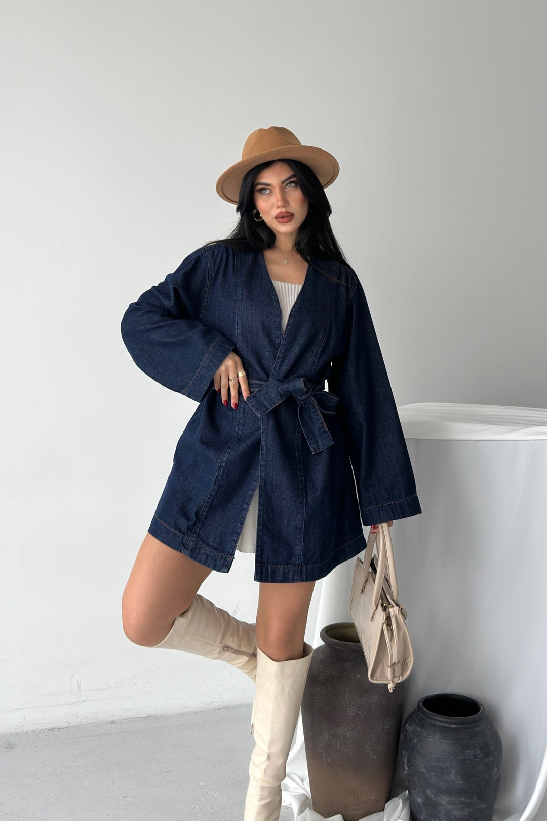 XLJ Belted Oversize Jacket - Galapagar
