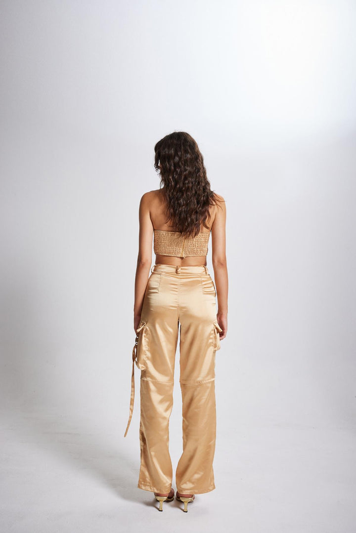 HLLY Women Maddy Pants Beige - Walton upon Thames