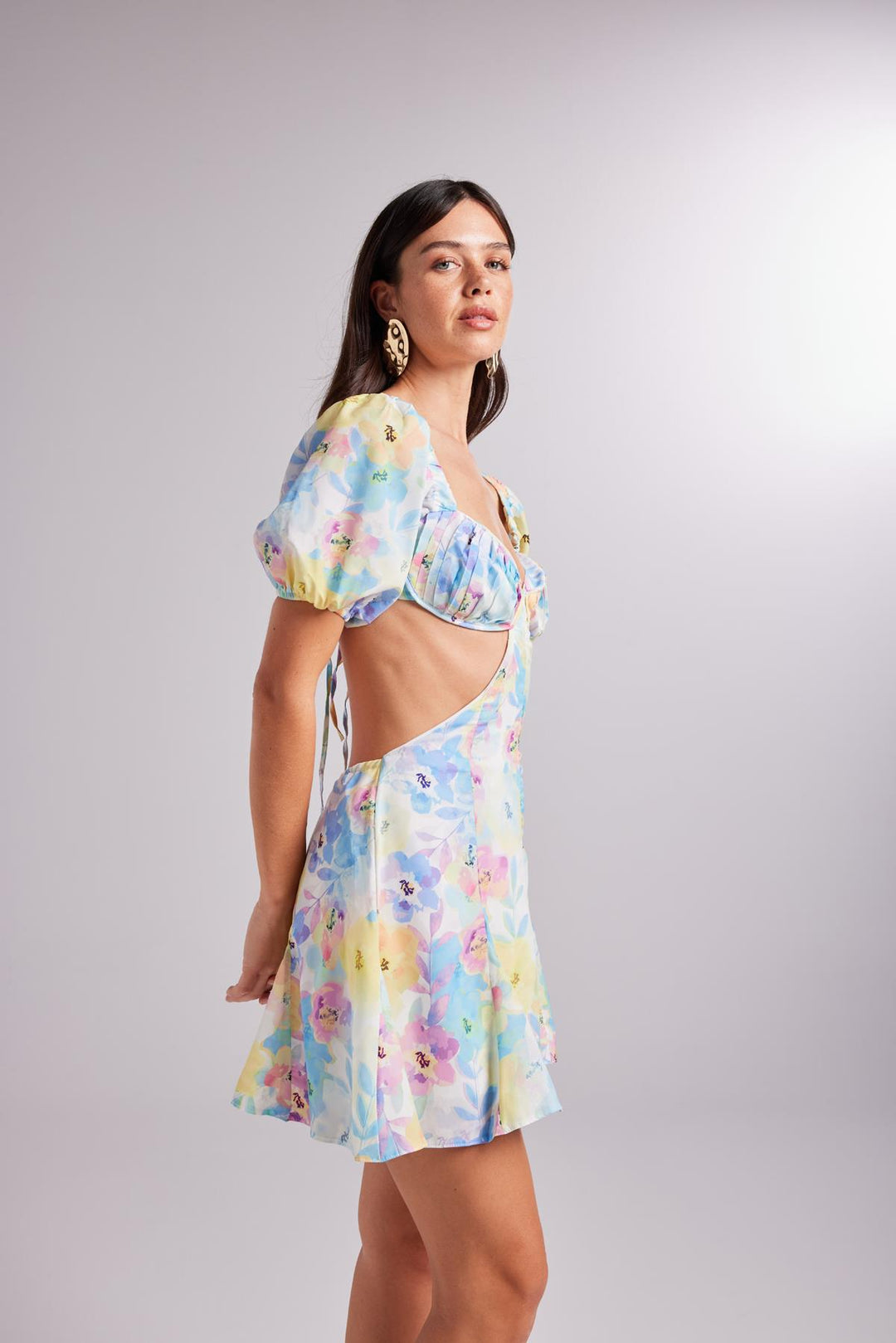 HLLY Women Liana Dress Blue - Wijchen