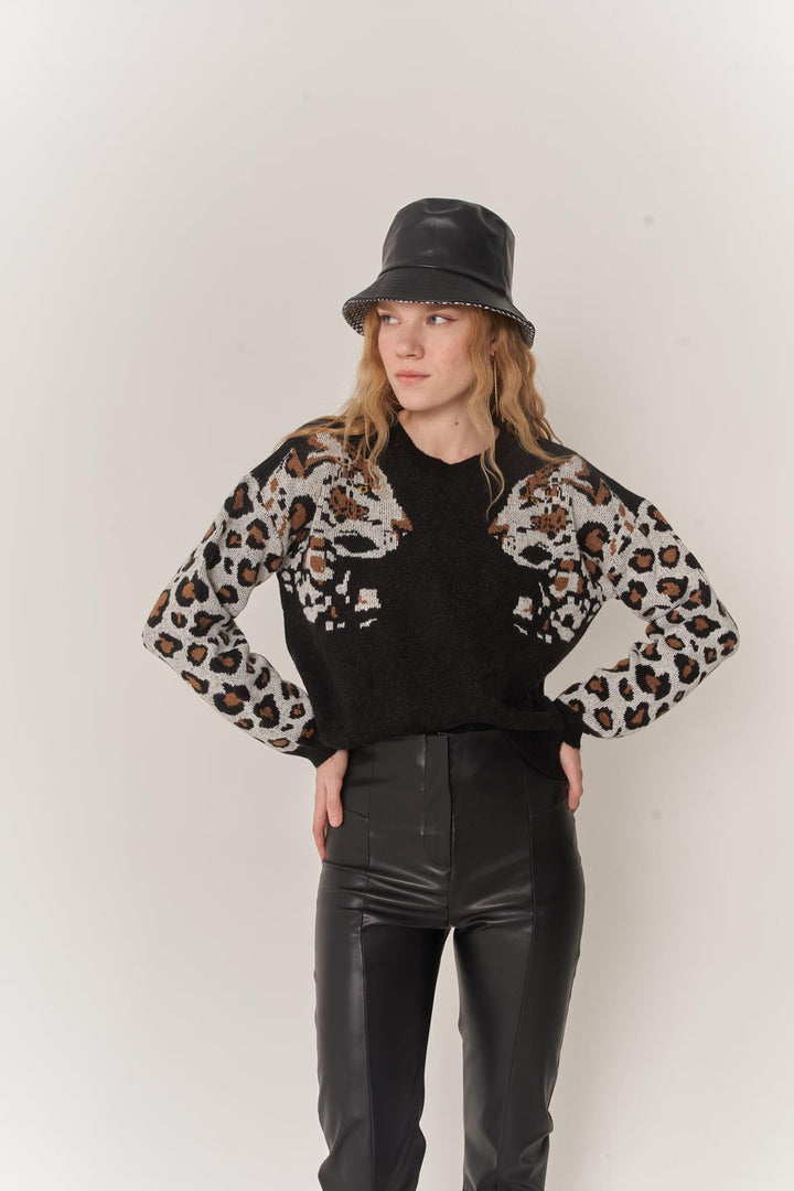 HLLY Women Tiger Carpet Black - Bragança