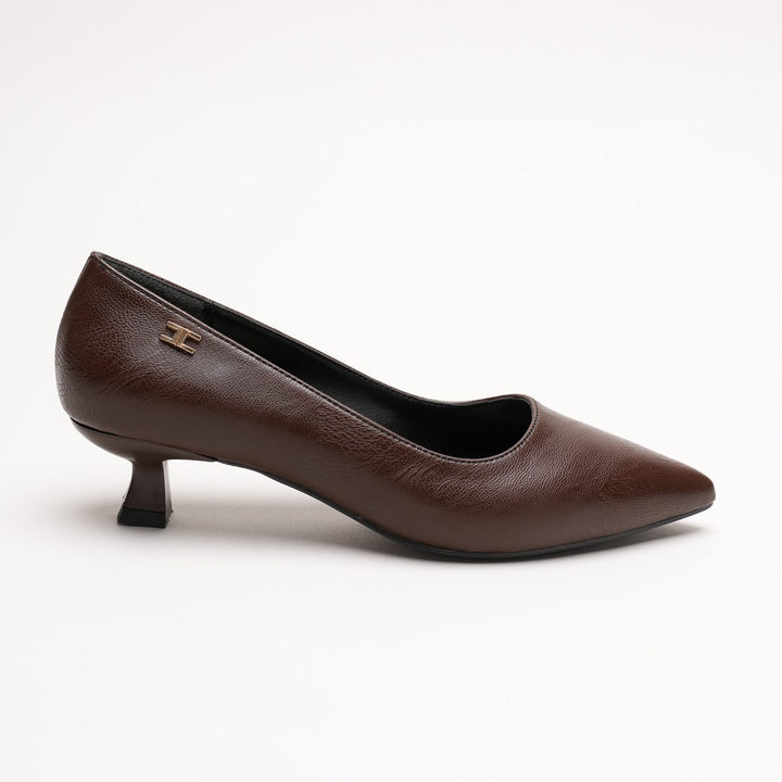 DSM Doss Coffee Skin Low Heel Women's Pointed Toe Women's Shoe - O Fallon
