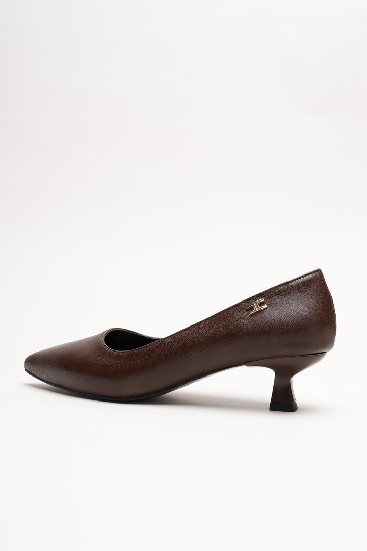 DSM Doss Coffee Skin Low Heel Women's Pointed Toe Women's Shoe - O Fallon