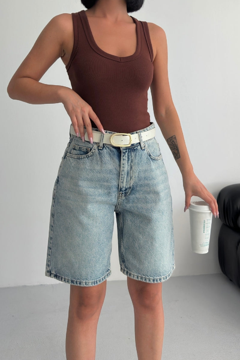 XLJ Mid Length Denim Short Mixed - Torreón