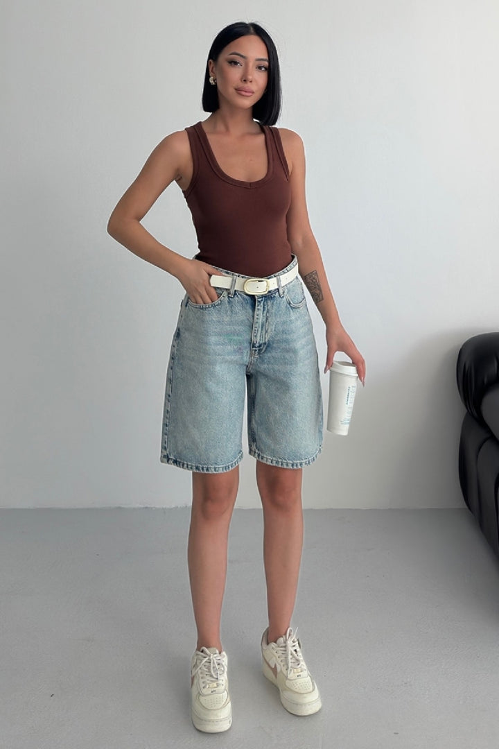 XLJ Mid Length Denim Short Mixed - Torreón