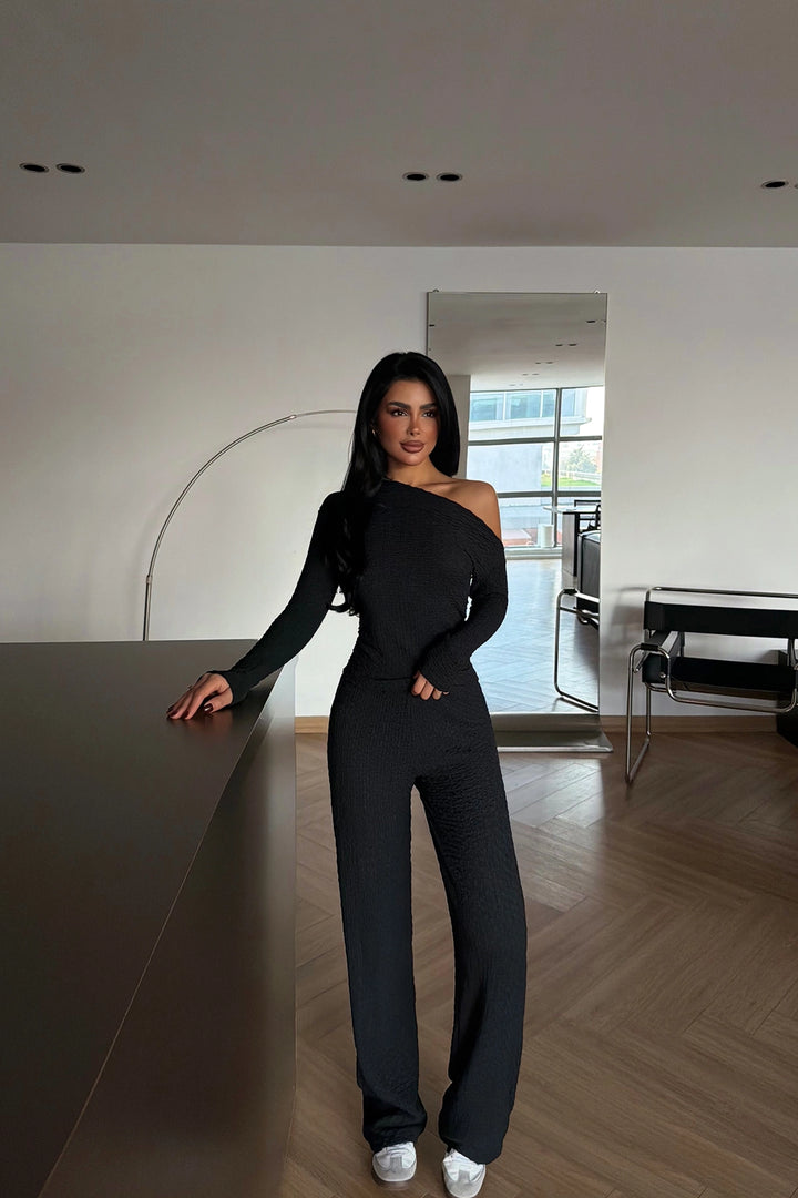 EYY Women Black Trouser Suit - Langford Station