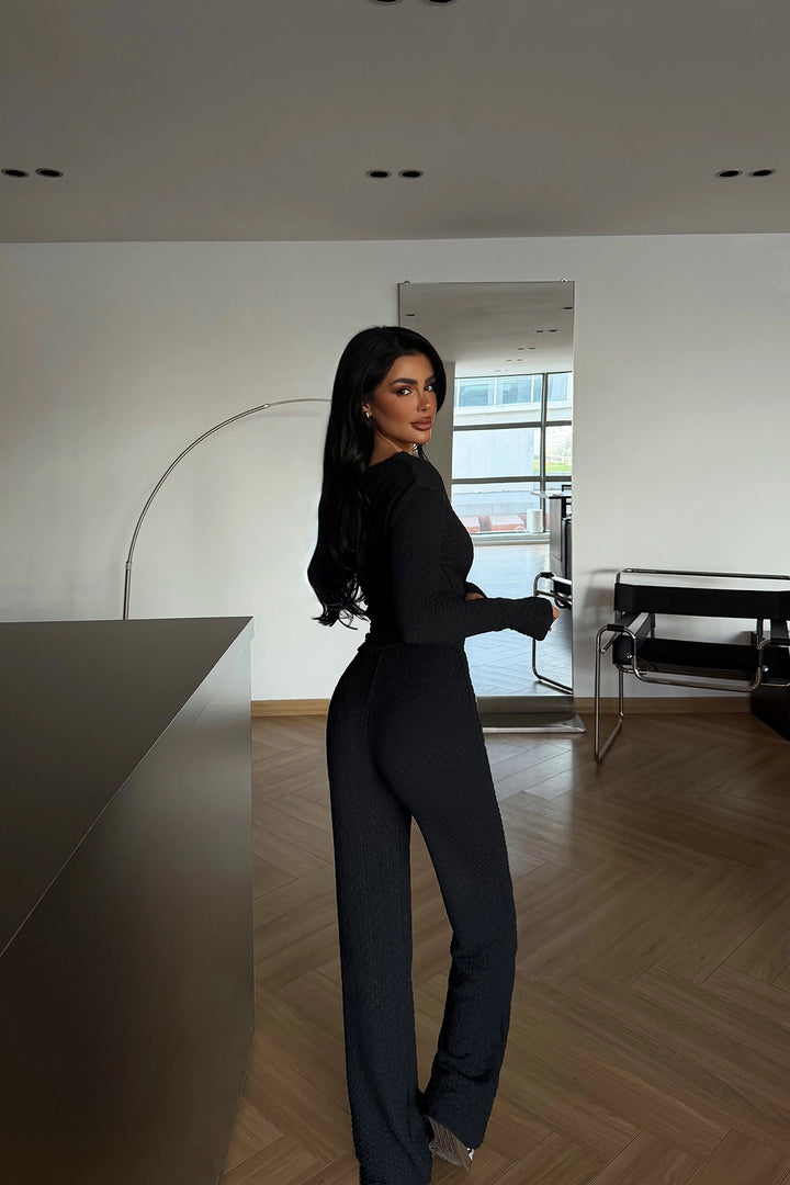 EYY Women Black Trouser Suit - Langford Station