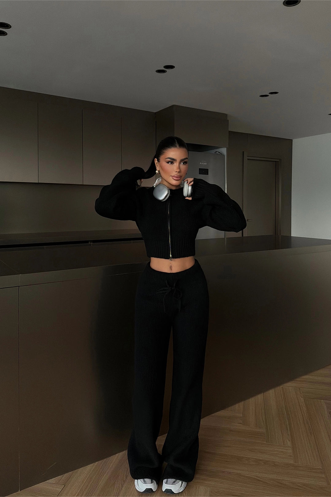 EYY Women Black Zaria Knit Set - Westminster