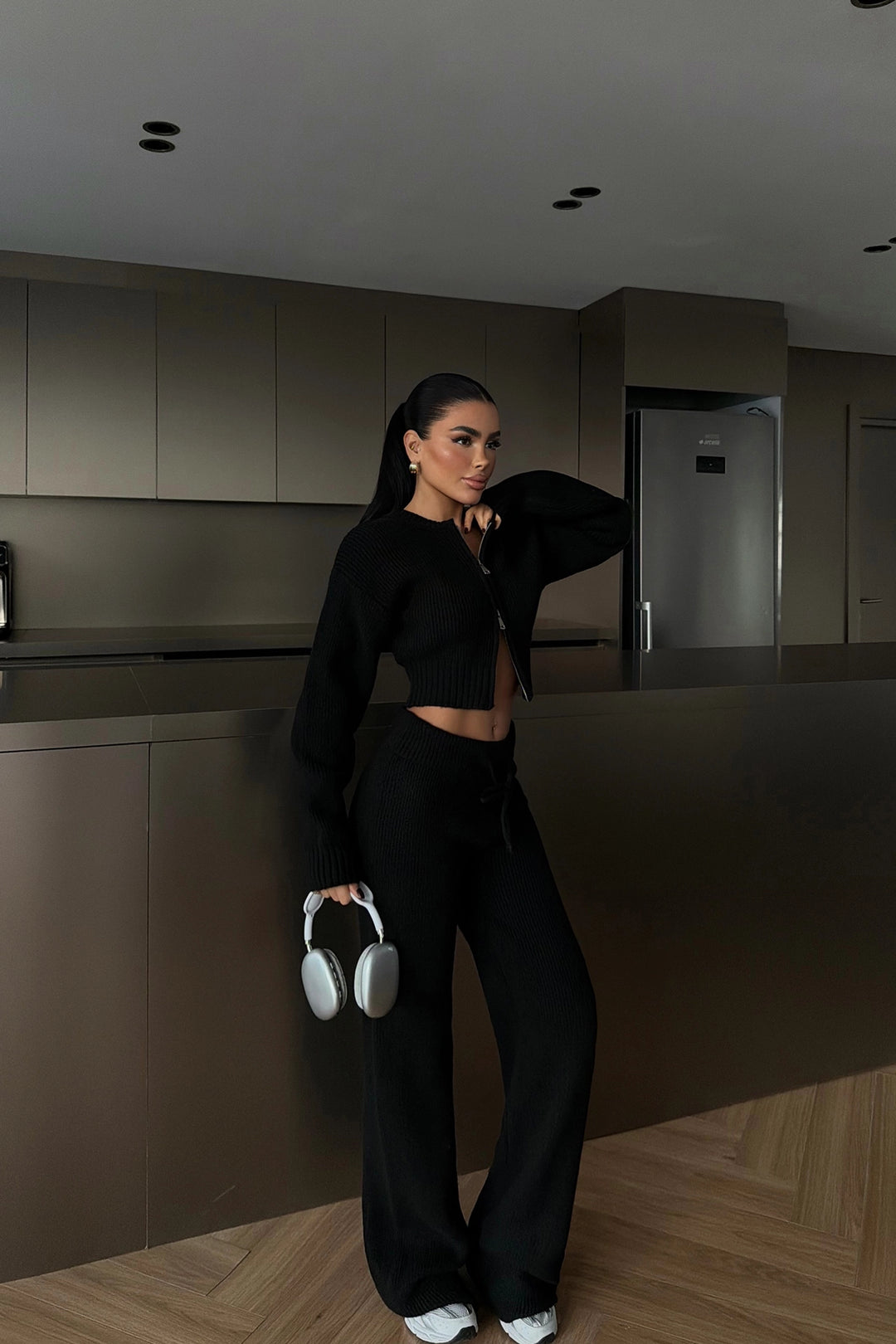 EYY Women Black Zaria Knit Set - Westminster