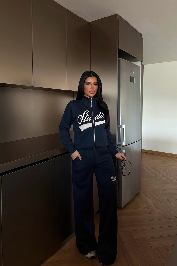 EYY Women Lacivert Stüdyo Baskılı Eşofman Takımı - Kaarst