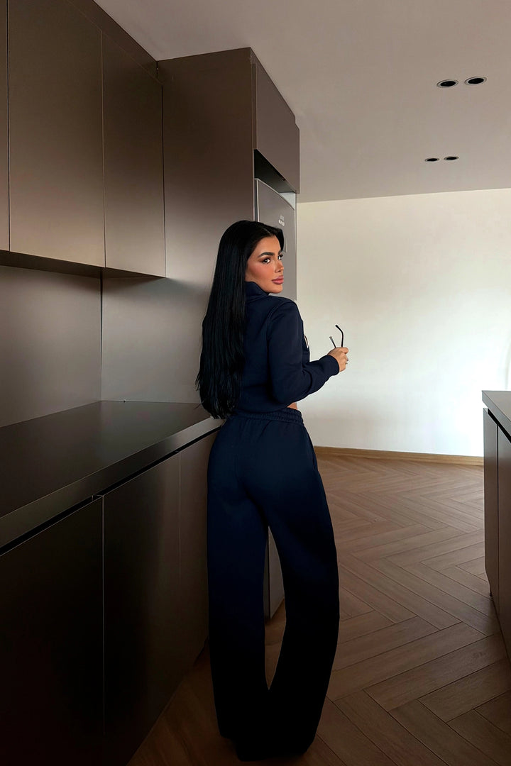 EYY Women Lacivert Stüdyo Baskılı Eşofman Takımı - Kaarst