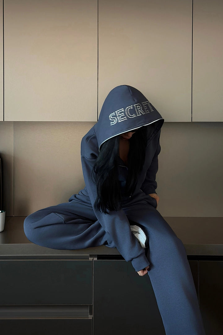 EYY Women Smoke-colored tracksuit with a zipper - Morristown