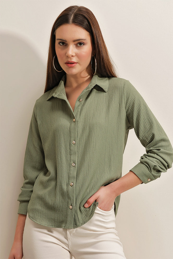 BGD Women Knitted Shirt - Çağla - Avondale