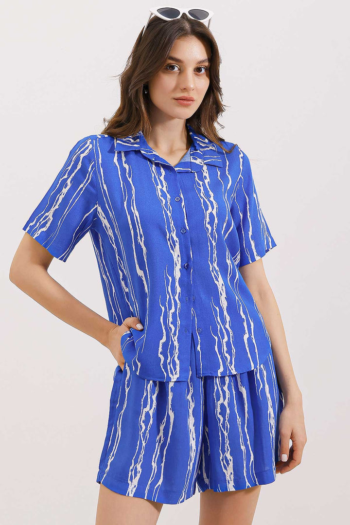 BGD Women Shorts Shirt Set - D. Saks - Woodlawn