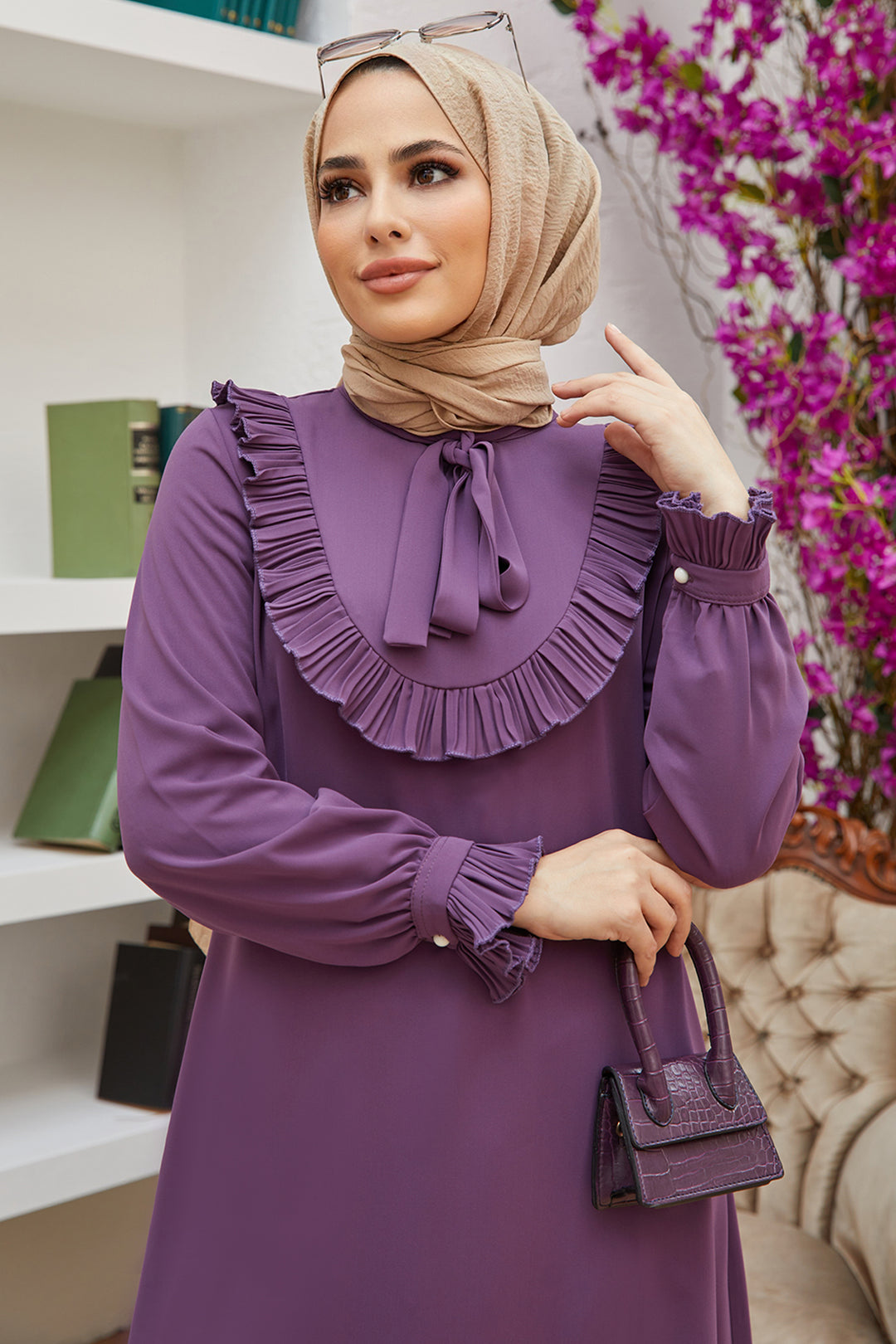 ZRF Women River Bow Tunik - Purple - Alsdorf