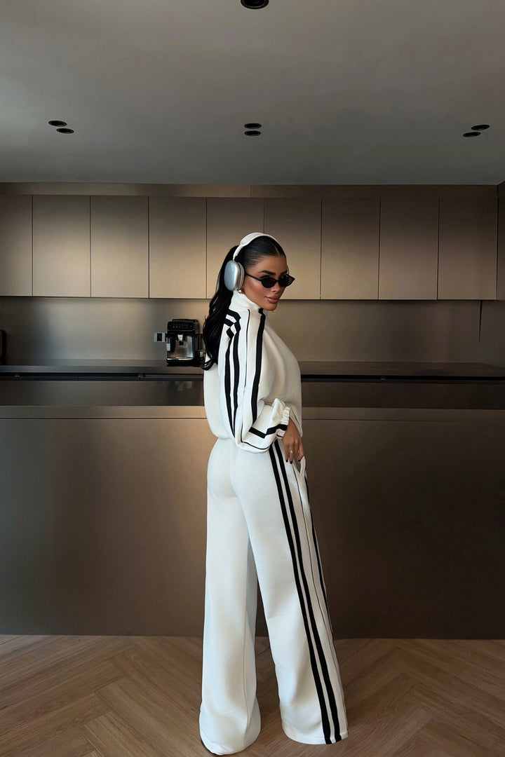 EYY Women Black Striped Tracksuit - Toronto