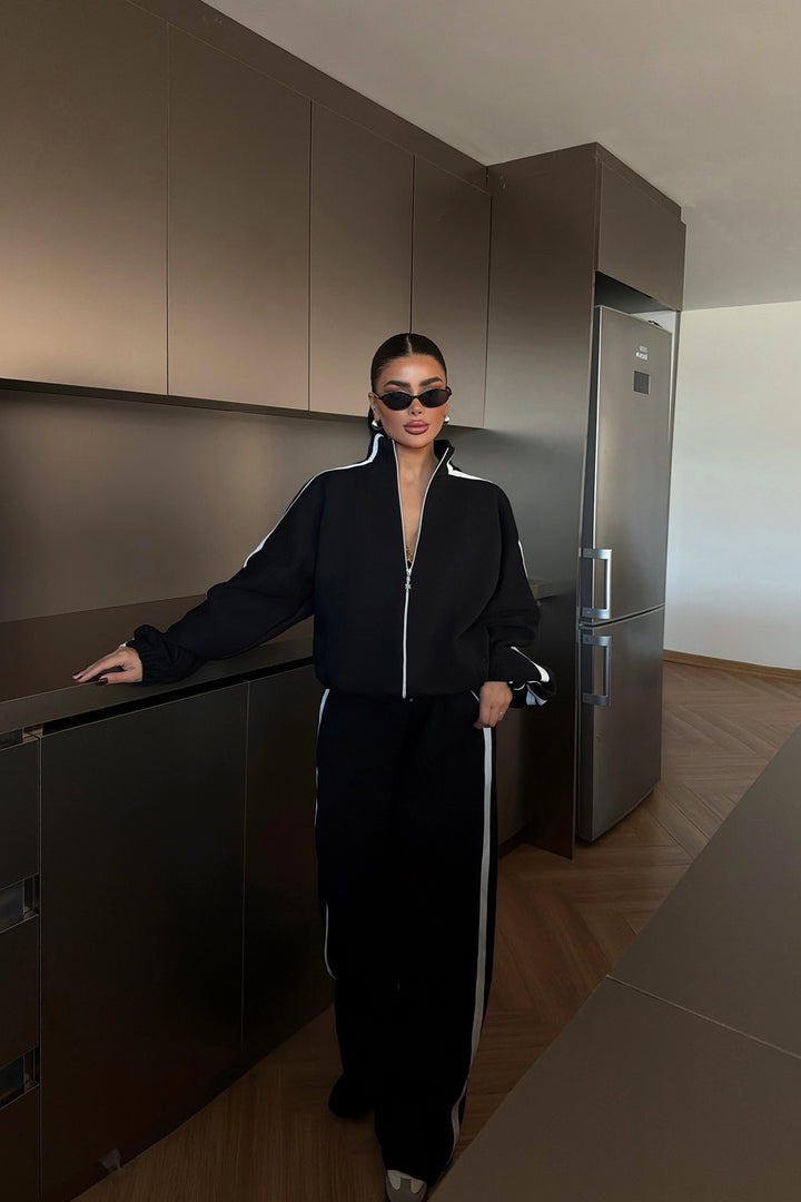 EYY Women White Striped Tracksuit - Fruit Cove