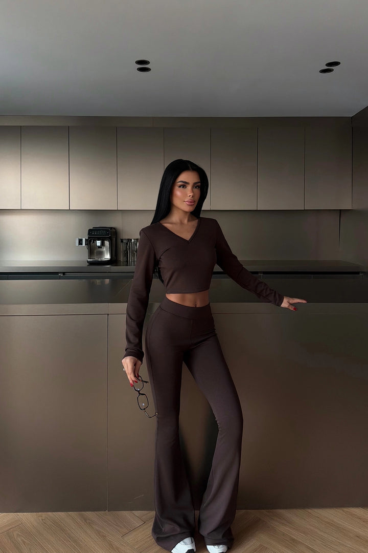 EYY Women Dark Brown Aesop Suit - Jena