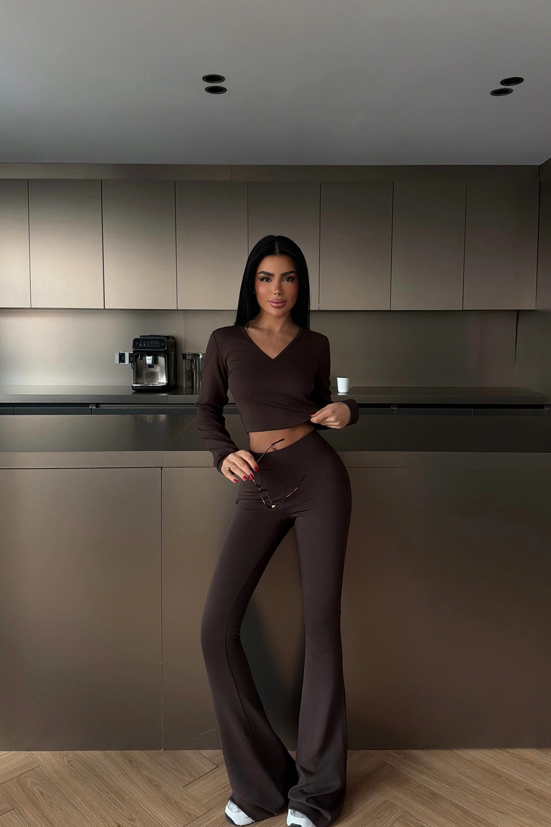 EYY Women Dark Brown Aesop Suit - Jena