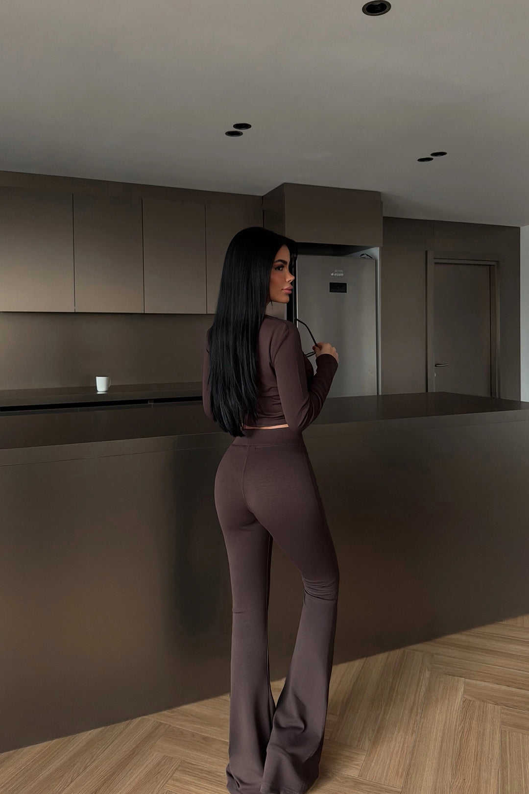 EYY Women Dark Brown Aesop Suit - Jena