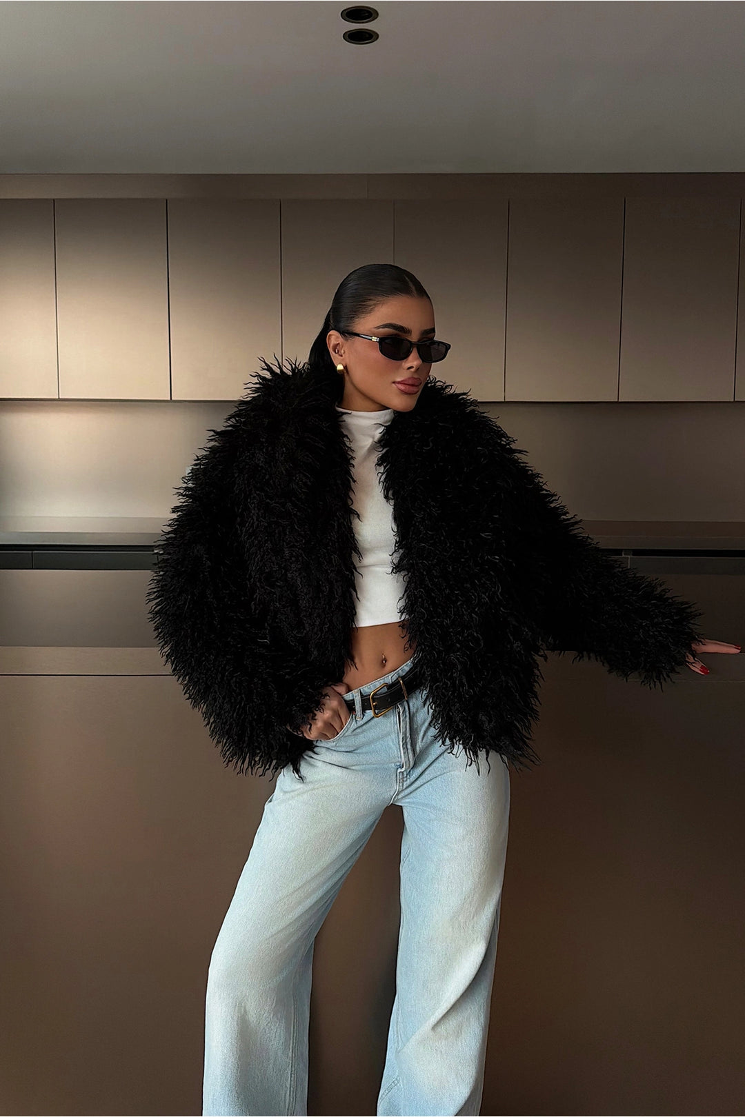 EYY Women Black Mayfair Fur - St. Joseph