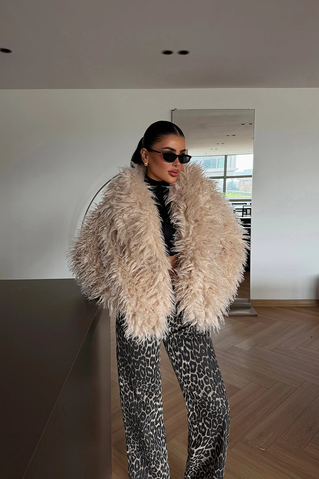 EYY Women Bej Mayfair Kürk - Palm Beach Gardens