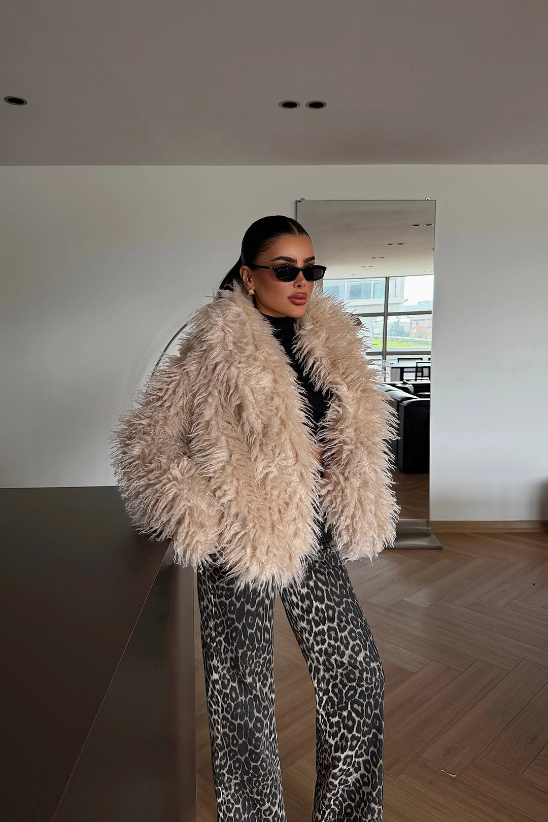 EYY Women Bej Mayfair Kürk - Palm Beach Gardens