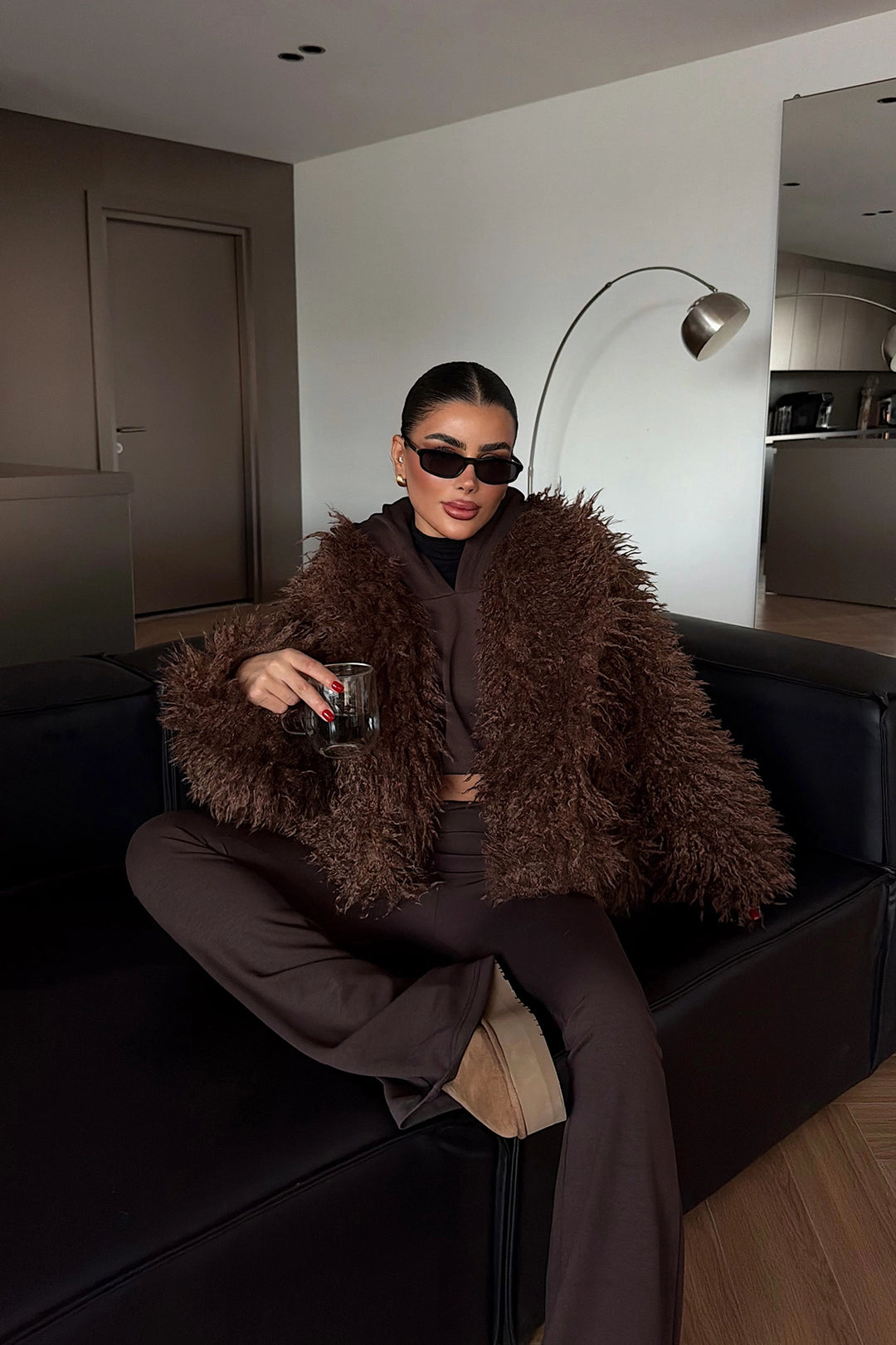 EYY Women Brown Mayfair Fur - Sutton