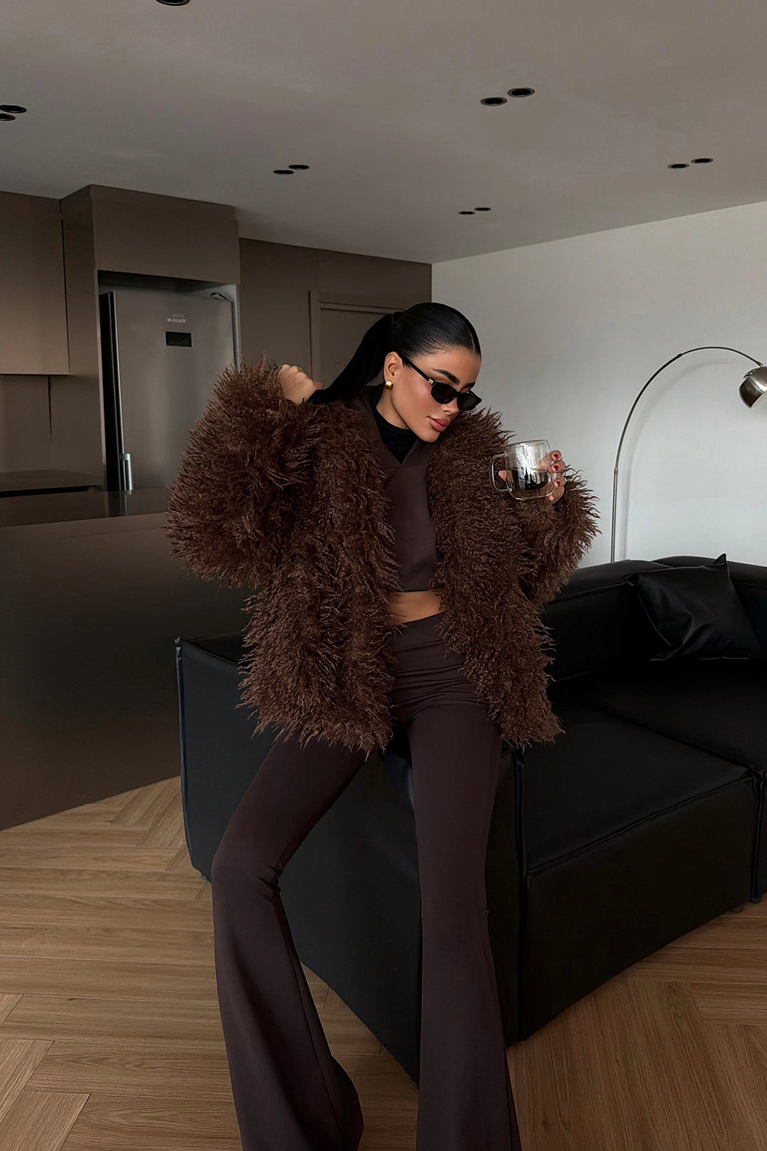 EYY Women Brown Mayfair Fur - Sutton