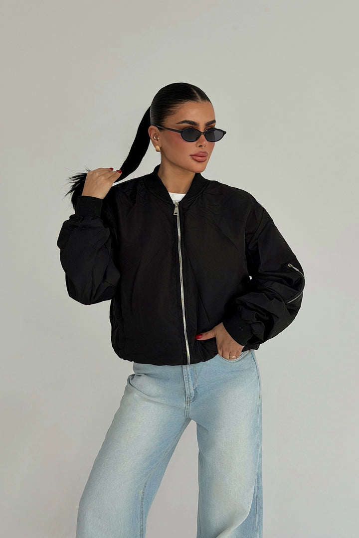 EYY Women Black Basic Jacket - Egg Harbor