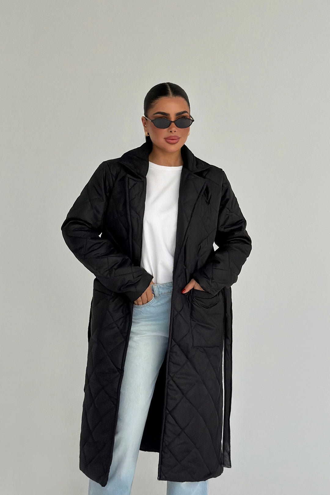 EYY Women Black Quilted Jacket - Kornwestheim