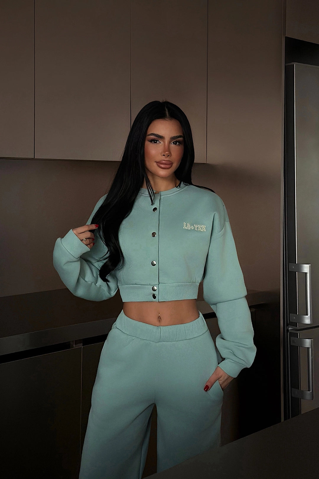 EYY Women Aqua Green Lotee Tracksuit - Mérida