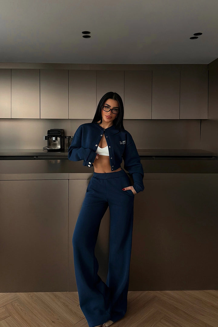 EYY Women Navy Blue Lotee Tracksuit - Edgware