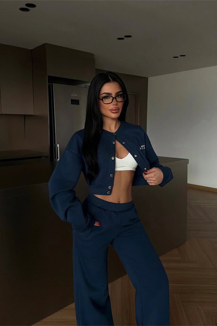 EYY Women Navy Blue Lotee Tracksuit - Edgware