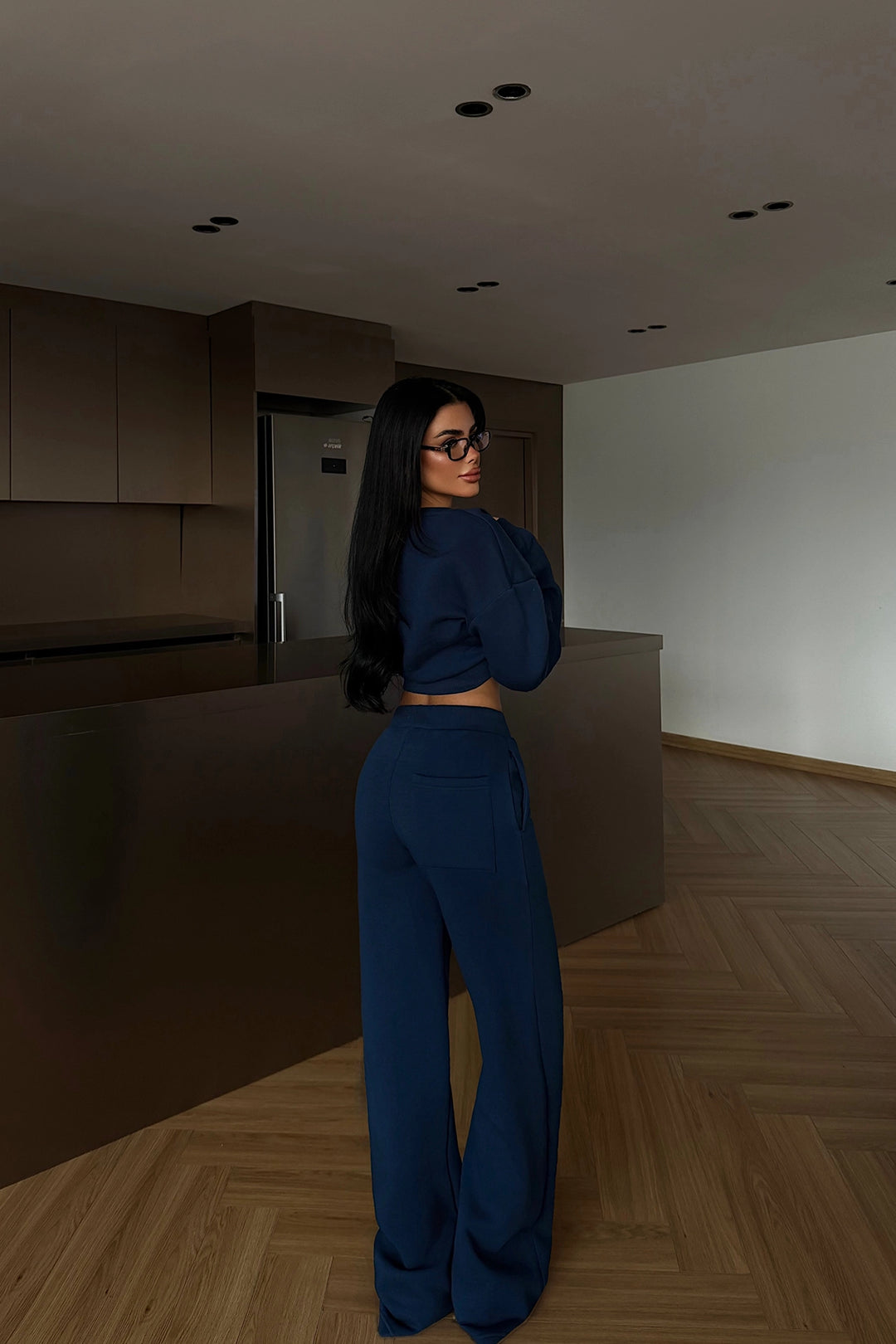 EYY Women Navy Blue Lotee Tracksuit - Edgware