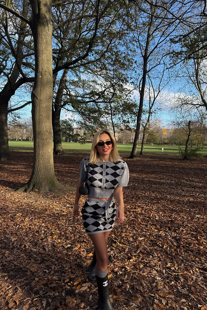 EYY Women Marylebone Diamond Patterned Knitwear Set - Tepeapulco