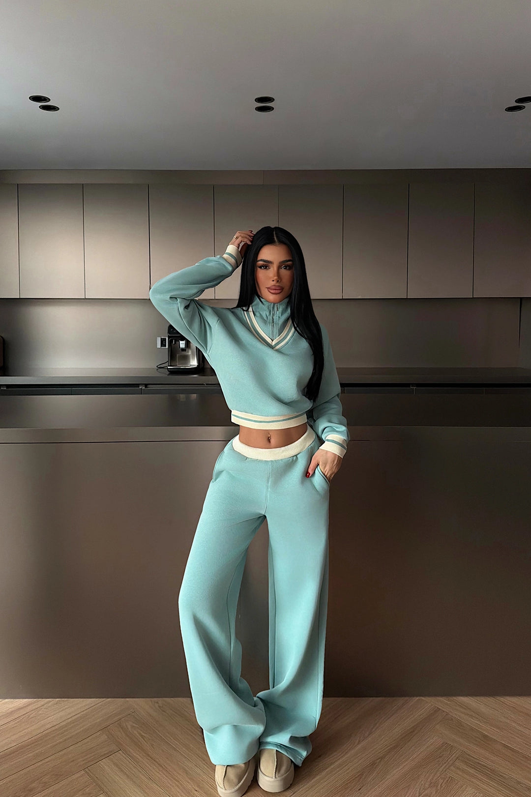 EYY Women Aqua Green Sonora Tracksuit - Kentwood