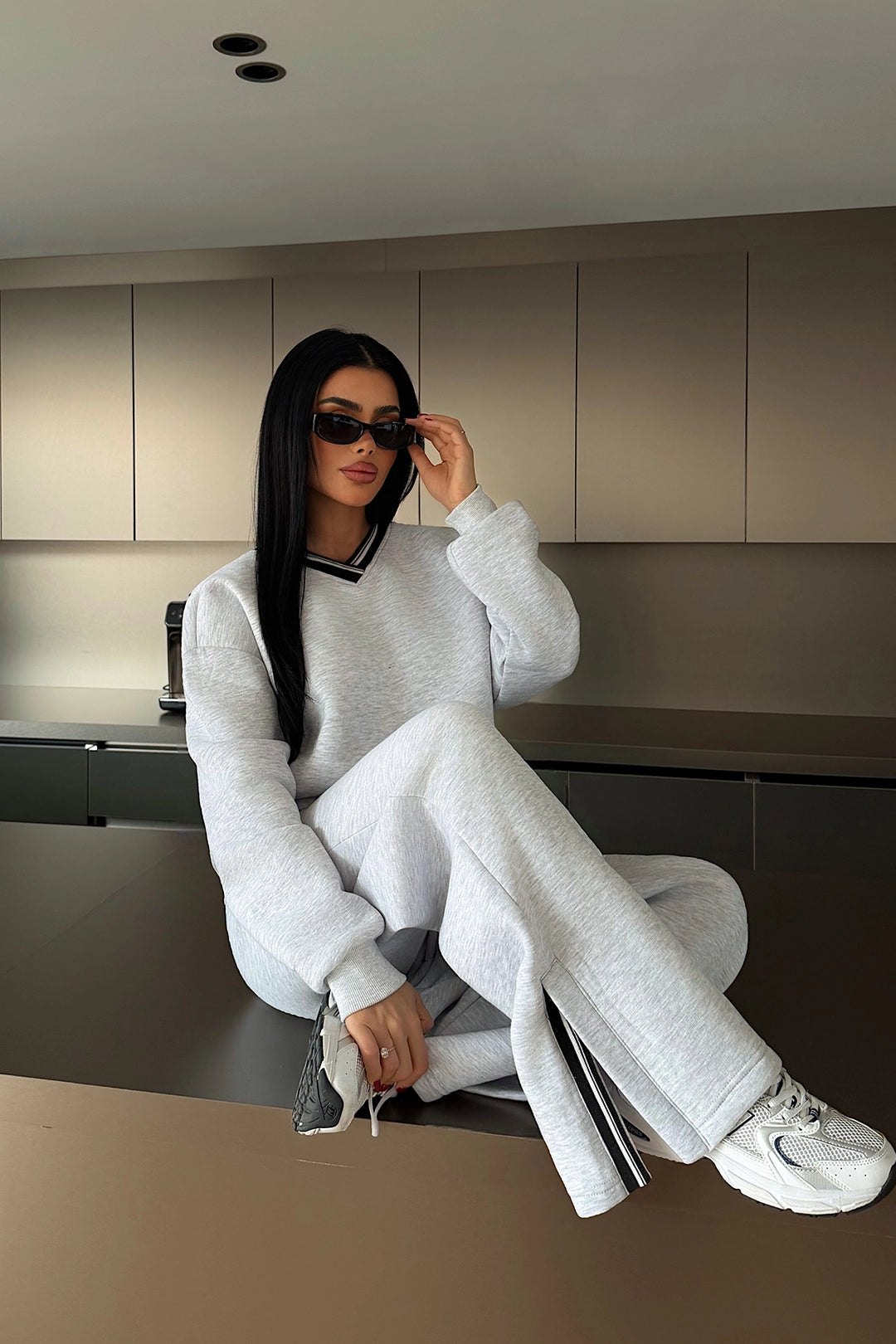 EYY Women Gri Kassel Eşofman Takımı - Brisbane