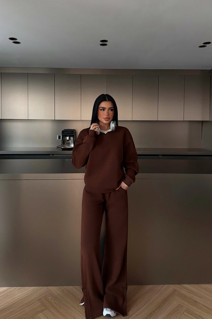 EYY Women Kahverengi Kassel Eşofman Takımı - Palma