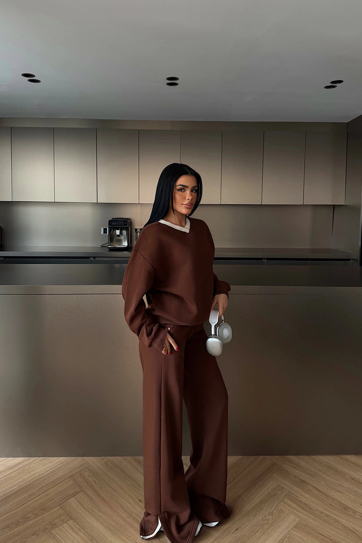 EYY Women Kahverengi Kassel Eşofman Takımı - Palma