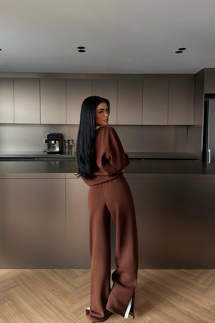 EYY Women Kahverengi Kassel Eşofman Takımı - Palma
