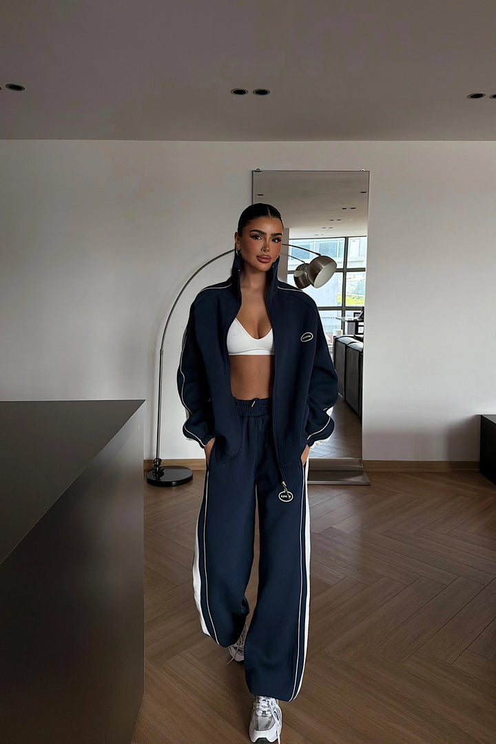 EYY Women Navy Blue Gionna Tracksuit Set - Greer