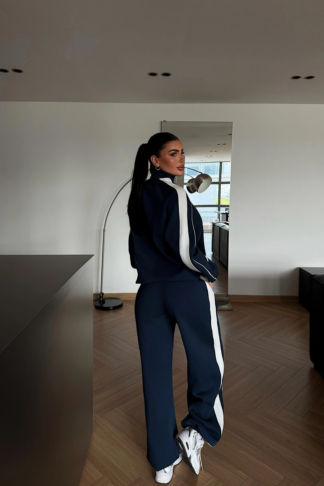 EYY Women Navy Blue Gionna Tracksuit Set - Greer